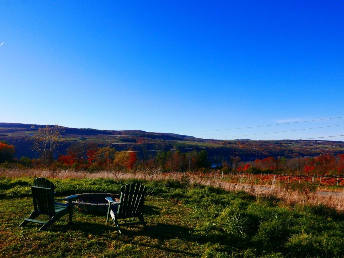 Vineyard Farmhouse With Hot Tub & Lake Views Hammondsport Exterior photo